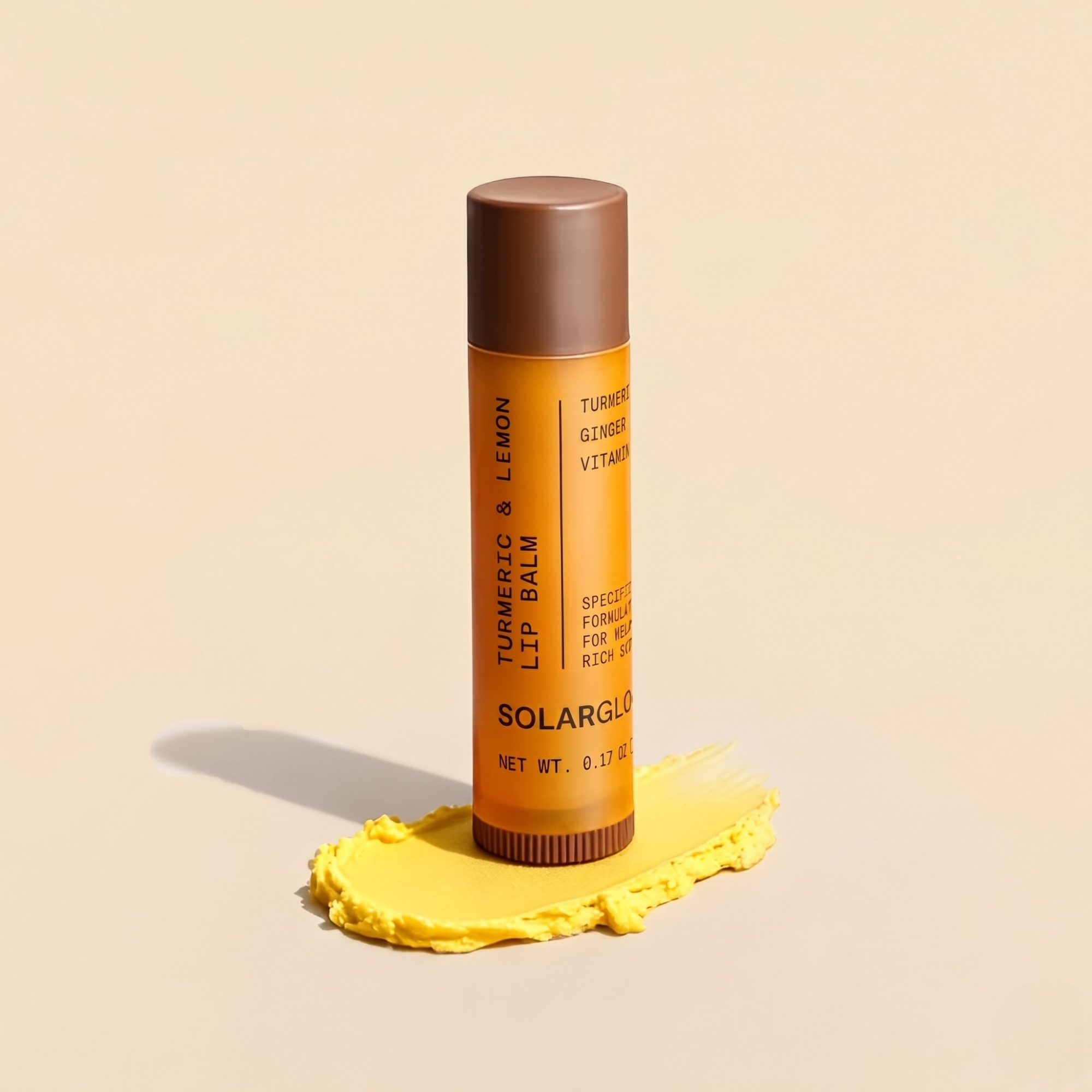Turmeric & Lemon Lip Balm for Dark Lips
