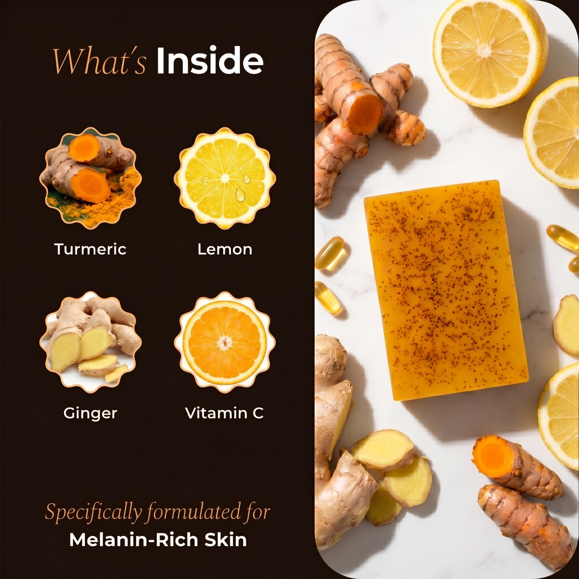 Dark Spot & Hyperpigmentation Soap | Natural Turmeric Bar